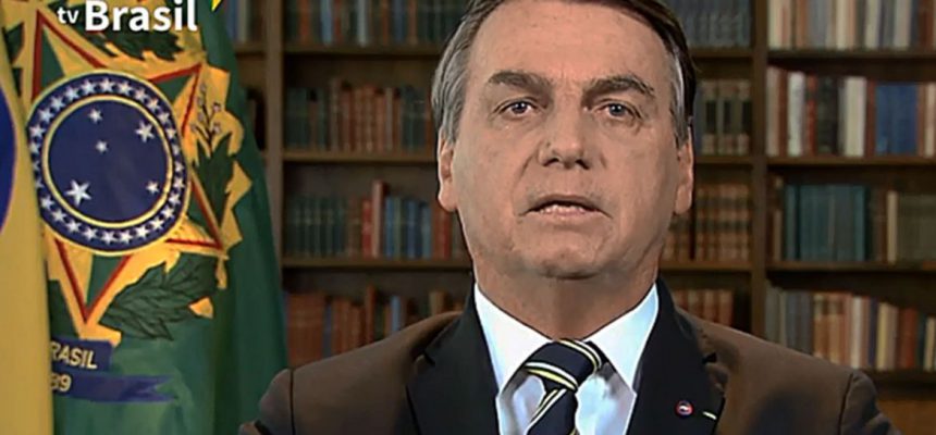 Pronunciamento do presidente Jair Bolsonaro